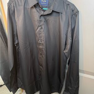 Flex Black Men's Dress Shirt